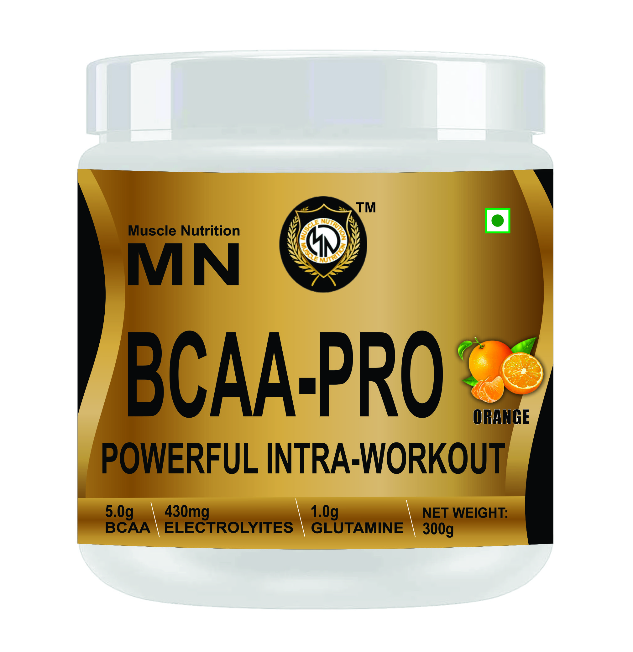 Buy Muscle Nutrition BCAA-PRO (300g), Orange Supplements online at Best Price in India