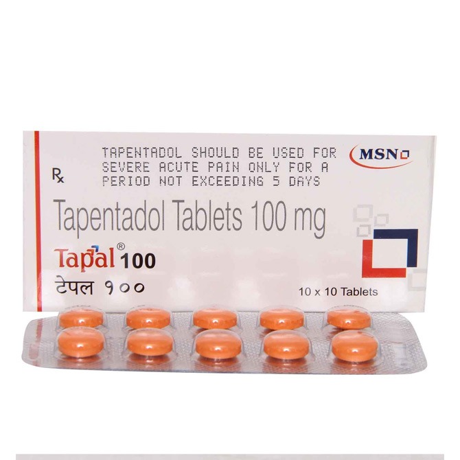 Tapentadol 100mg tablet online in USA, uses & side effects