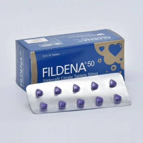 Fildena 50, Fildena 50Mg (Sildenafil Citrate) Tablet