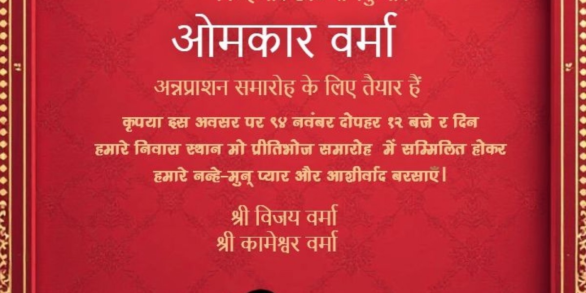 Celebrate Baby’s First Meal with Beautiful Annaprashan Invitations from Crafty Art