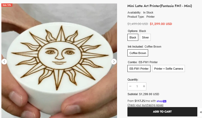 Advanced Food Printing for Cafés & Hotels