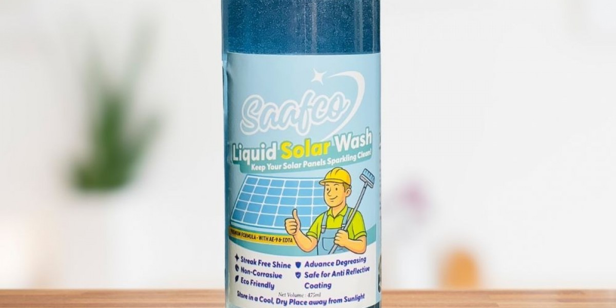 Boost Solar Efficiency with Saafco Cleaner