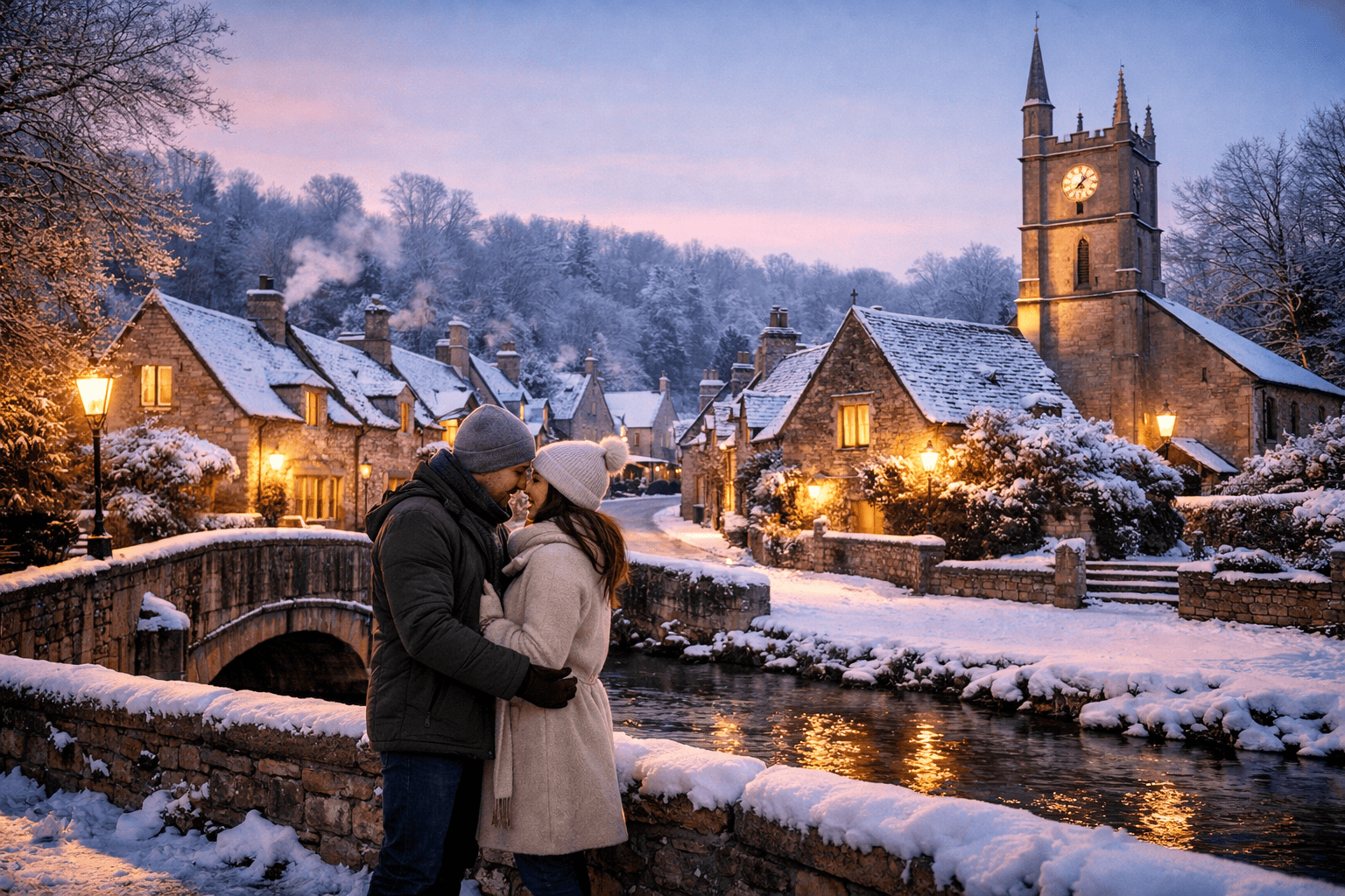 Where to Visit in the UK in January for Romantic Winter Getaways