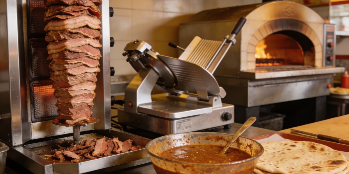 تجهيز مشروع ناجح: دليلك الفني لاختيار معدات محل شاورما عالية الأداء