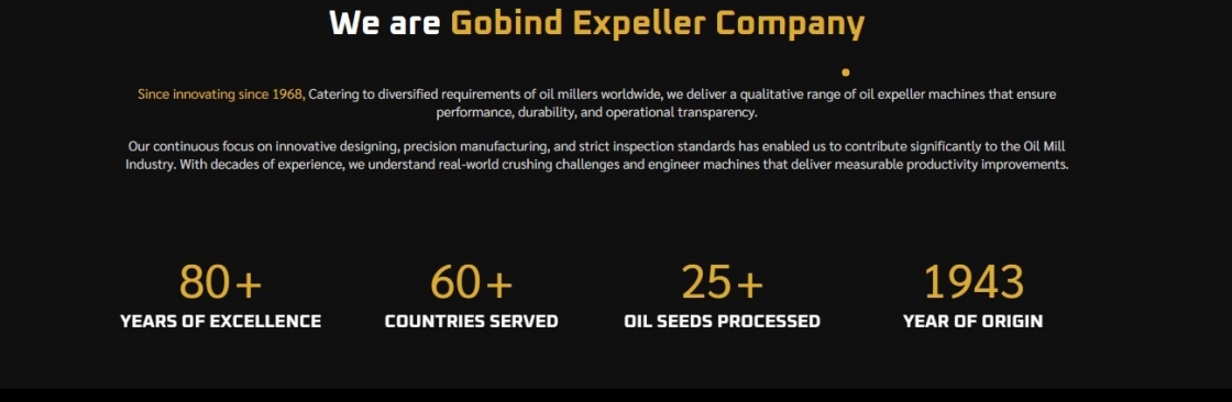 Gobind Expeller Company Cover Image